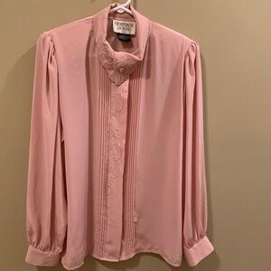 Dusty Rose Blouse - size 5/6 (S/M)